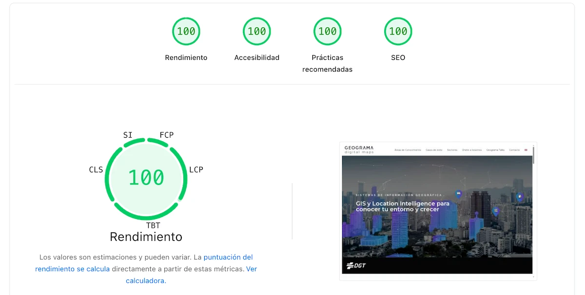 valores Geograma